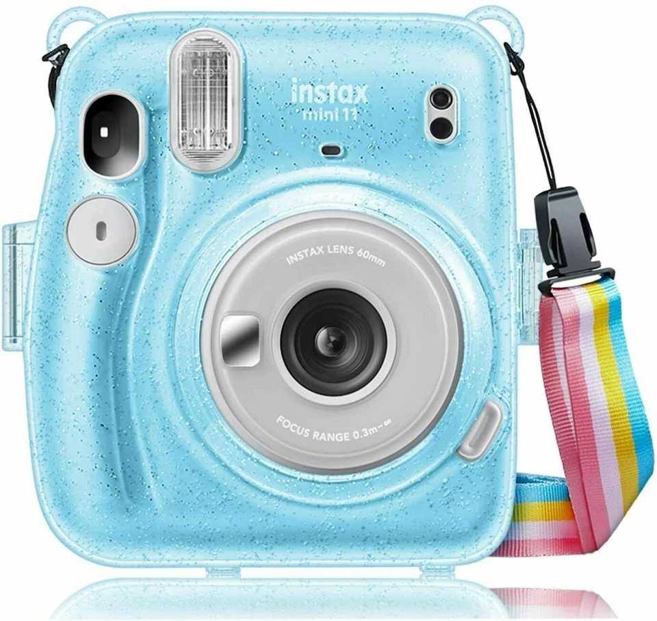 Funda protectora para cámara de película instantánea Fujifilm Instax Mini 11 cubierta rígida de PVC Foto 3 de 4