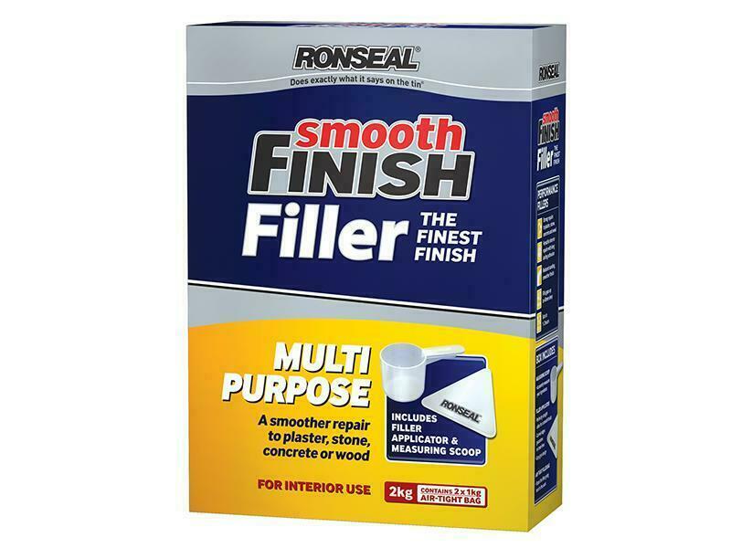 Ronseal Smooth Finish Multi Purpose Wall Powder Filler 2Kg RSLMPPF2KG