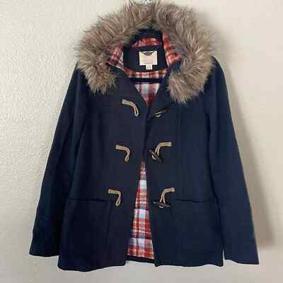 Quiksilver coat with fur hood Size Small