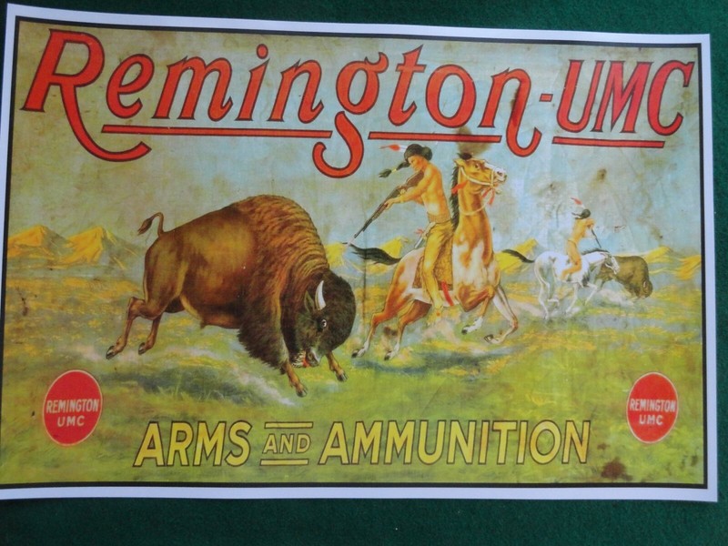 Remington-UMC Advertising Poster Arms & Ammunition 