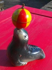 Vintage Friction Toy Seal Lehmann Made in Western Germany Works