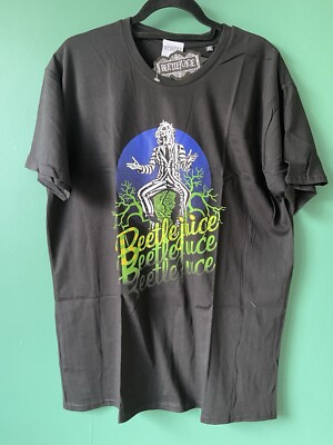 Beetlejuice Herren T-Shirt. Schwarz Medium