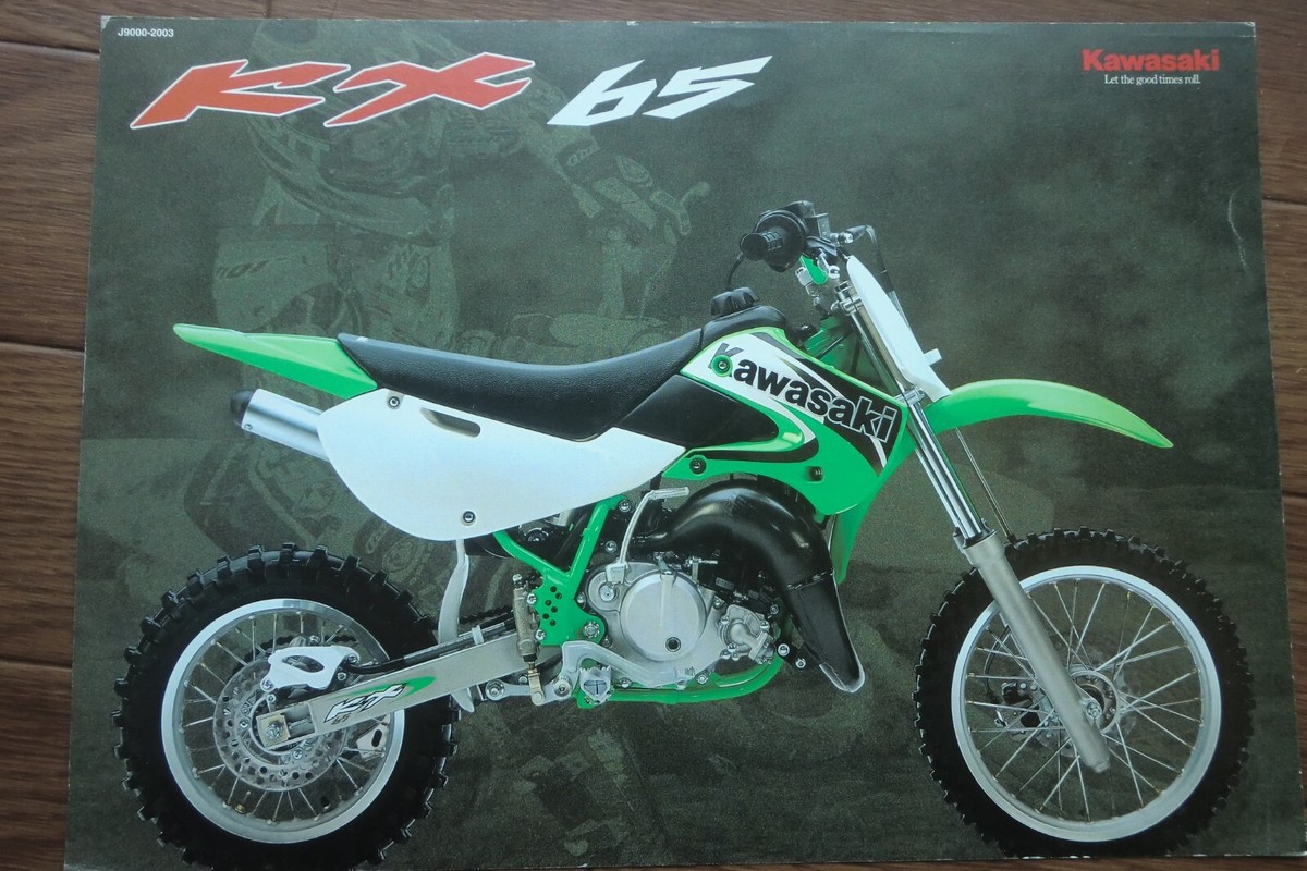 2000 ? kawasaki KX65 Brochure from JAPAN 00 kx | eBay