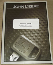 John Deere 5105 5205 Tractor Technical Service Shop Repair Manual Book Tm1792