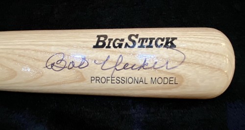 Bob Uecker Signed Full Size Baseball Bat Braves Brewers Cardinals Phillies JSA - Picture 3 of 5