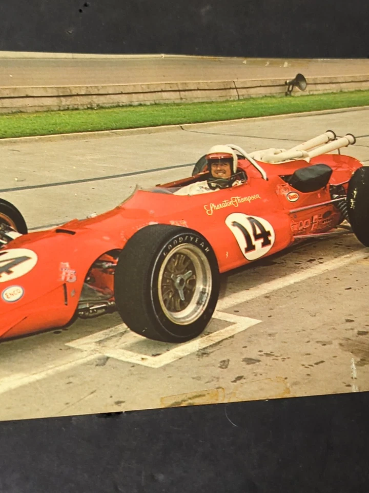 1967 A.J. Foyt/Sheraton-Thompson Special, 6" x 9" Jumbo Postcard, Indy 500 - Image 3 of 4