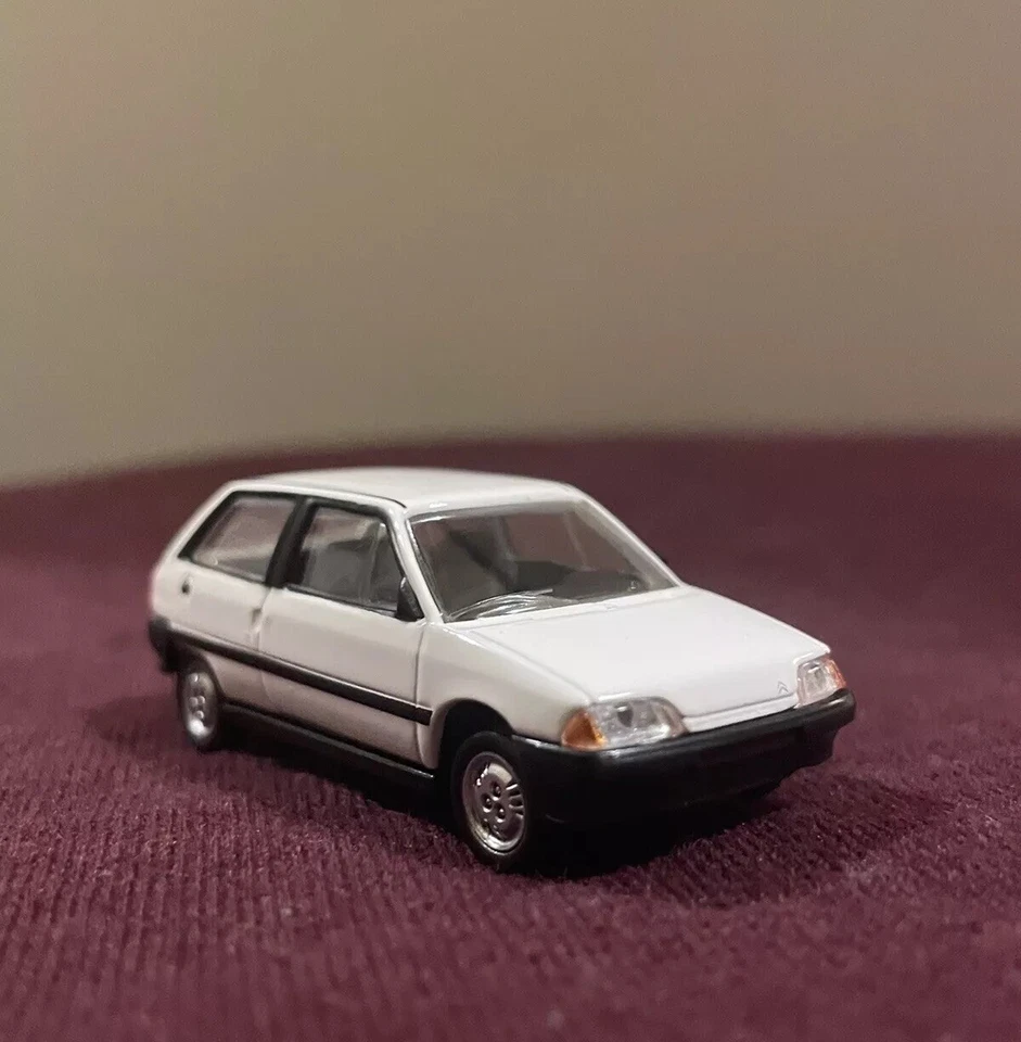 Modellino Norev Citroen AX 1/64 3 Inches 1986 Bianco Citroën Nuovo Senza Scatola - Immagine 4 di 4