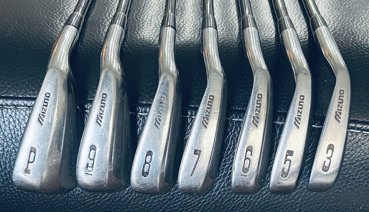 Mizuno Quad Iron Set 3,5,6,7,8,9 & PW Techno Graphite Shafts Mizuno Quad Iron Set 3,5,6,7,8,9 & PW Techno Graphite Shafts