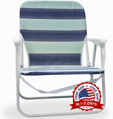 Silla plegable ligera para acampar al aire libre con correa de transporte US NEW
