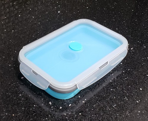 Collapsible Silicone Food Storage & Bento Box, Microwave & Dishwasher Safe, 43oz - Picture 11 of 15