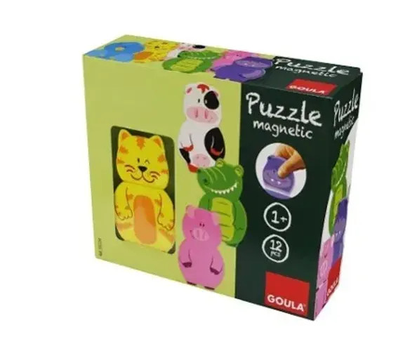 Goula Magnetisches Holzpuzzle Tiere - Bild 7