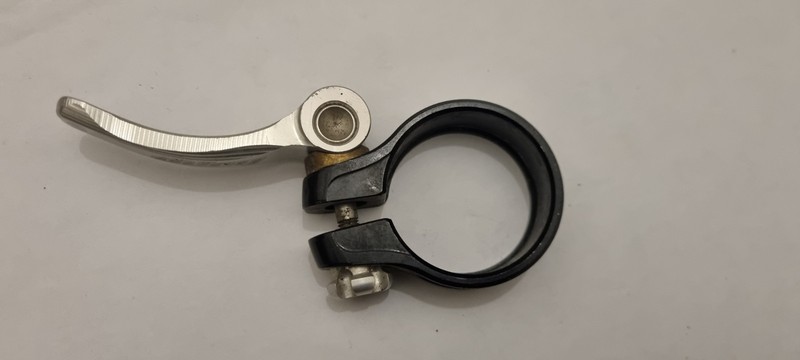 Hope Seat Post Clamp (Quick Release) - Alloy, red retro