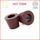 Okuna Outpost Umbrella Wedge Cone Plugs for Patio Table (Brown, 2 Pack)