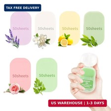 300 Paper Soap Sheets for Travel - 6packs Travel Size Foaming Hand Soap Sheets R