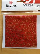 Decorating Wax Wax Plate Red/Gold Christmas Wax Decor Trim Wax Wax Candle