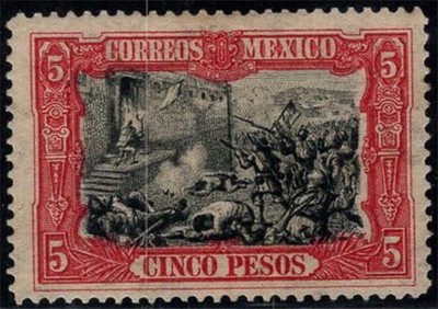 Mexiko 1910 Mi. 252 Neu * MH 100% 5 P, Unabhängigkeit