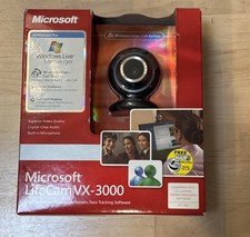 Microsoft LifeCam VX-3000 USB 2.0 Webcam New Sealed in Box