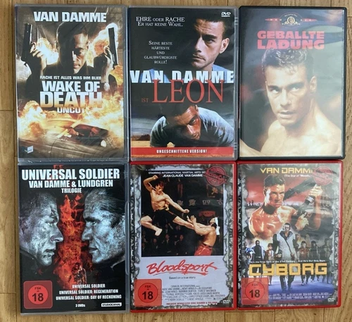 Jean-Claude Van Damme DVD Sammlung - 8 Filme   25 % Rabatt beim Kauf von 4