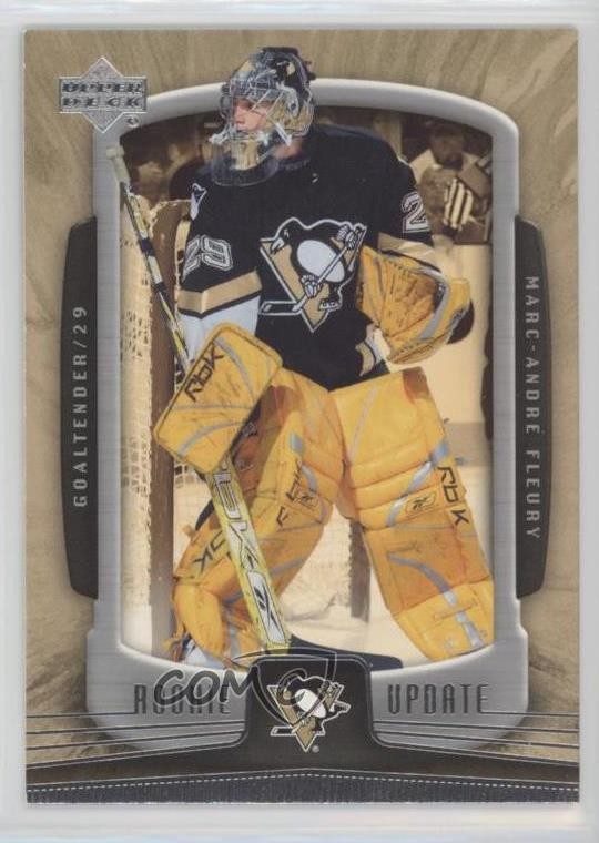 2005-06 Upper Deck Rookie Update Marc-Andre Fleury #80 0sf1