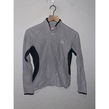 Womens The North Face Gray Fleece Jacket 1/2 Zip TNF Lightweight M Medium