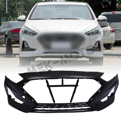 Bumper Cover Fascia For 2018 2019 Hyundai Sonata Non-Turbo Front Primed
