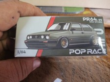 1/64 POP RACE PR64-99 VOLKSWAGEN GILF GTI MK2 GREEN SEALED box