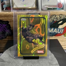 2025 Topps Chrome Marvel - Crossbones #42 Yellow Lava Refractor