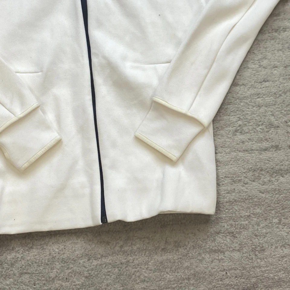 Adidas Zne Indiana Hoosiers Sudadera con Capucha Chaqueta Pequeña Blanca Negra Cremallera Completa Para Hombres 120$ Foto 2 de 4