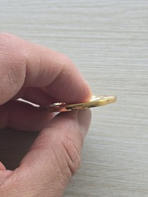 Nintendo Super Mario Challenge Coin Medal 24k Gold Plated 1:214 Enterplay NES GB