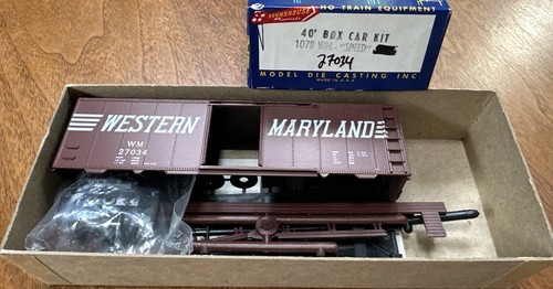 Roundhouse HO Kit #1078 40' Box Car WM 'Velocidad' Western Maryland 27034 Nuevo de Lote Antiguo Nueva York | Zustand: New