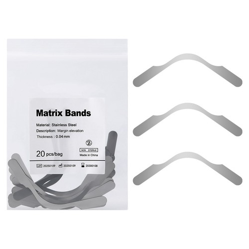Dental Plastic Wedges Concave Design Arc Diastema Wedge/Matrix Bands Inch 0.04mm - Picture 48 of 51