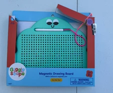 Gigglescape Magnetic Drawing Board with Tethered Magnetic Pen (Damage Box)