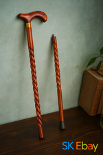 Men-Women-Old People Beautiful Hand Carved Design Wooden Walking Stick gift