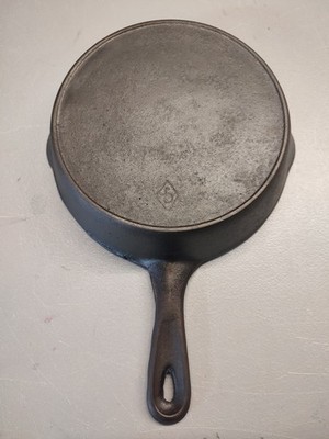 Restore Chicago Hardware Foundry CHF #5 Cast Iron Skillet Diamond Logo Heat Ring