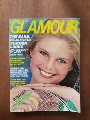 Vintage Glamour Magazine May 1976 Christie Brinkley Beautiful Summer Looks