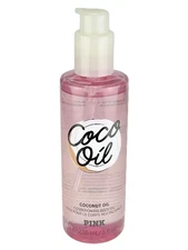 VICTORIAS SECRET PINK COCO OIL CONDITIONING BODY OIL w/ COCONUT 8 oz NEW