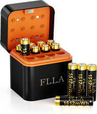 Rechargeable AAA Lithium Batteries, 12 Pack 1.5V 1512Mwh Triple a Batteries with