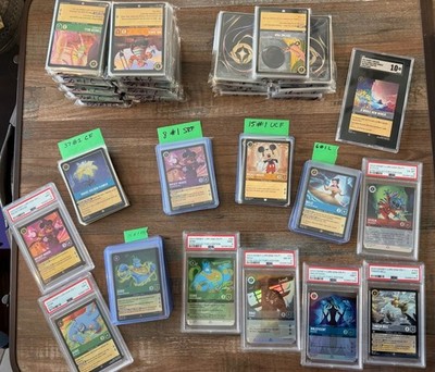 Disney Lorcana The First Chapter Lot - See Details, Legendary, Graded And More!