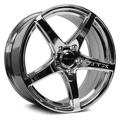 RTX ILLUSION Wheels 17x7.5 (42, 5x114.3, 73.1) Chrome Rims Set of 4