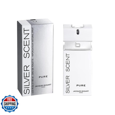 Jacques Bogart Silver Scent Cologne Pure 3.3 Ounce