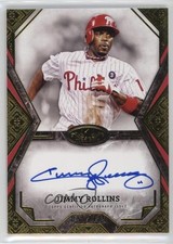 2025 Topps Tier One Tier One Talent Auto /125 Jimmy Rollins #TOTA-JR Auto i7g