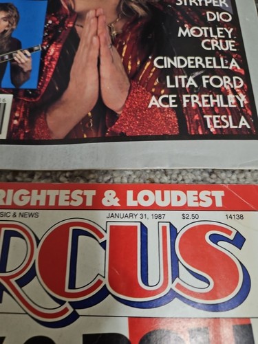 80s 90s Rock Metal Magazine Lot Hit Parader Circus Bass Player Foundations Ozzy - Picture 13 of 21