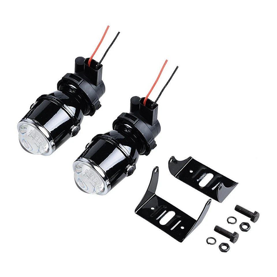 2.2英寸迷你投影仪雾灯通用55W黄色H3玻璃镜头带支架套件 — 第 3/4 张图片