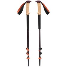 Lightweight 3 Section Walking Poles - Black Diamond Trail Cork Trekking Poles