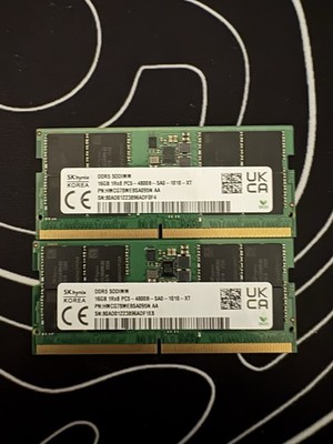 SK Hynix 32GB (2x16GB) DDR5 - 4800MHZ SODIMM Laptop RAM | eBay