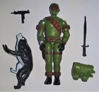 GI JOE CUSTOM Black Major BM Vintage Style SNAKE EYES V2 Action Figure