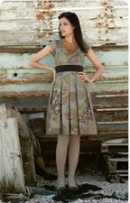 Anthropologie Floreat Floral "Travessia Dress" 0