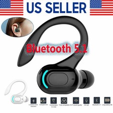 New Bluetooth 5.1 Headset Wireless Earbuds Earphones Stereo Headphones Ear Hook
