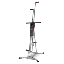2.0 Vertical Climber Exercise Machine w/ Elastic Resistance System - Foldable...