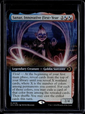 Sanar, Innovative First-Year (Extended Art) - 378 - Foil - ECL - NM - MTG